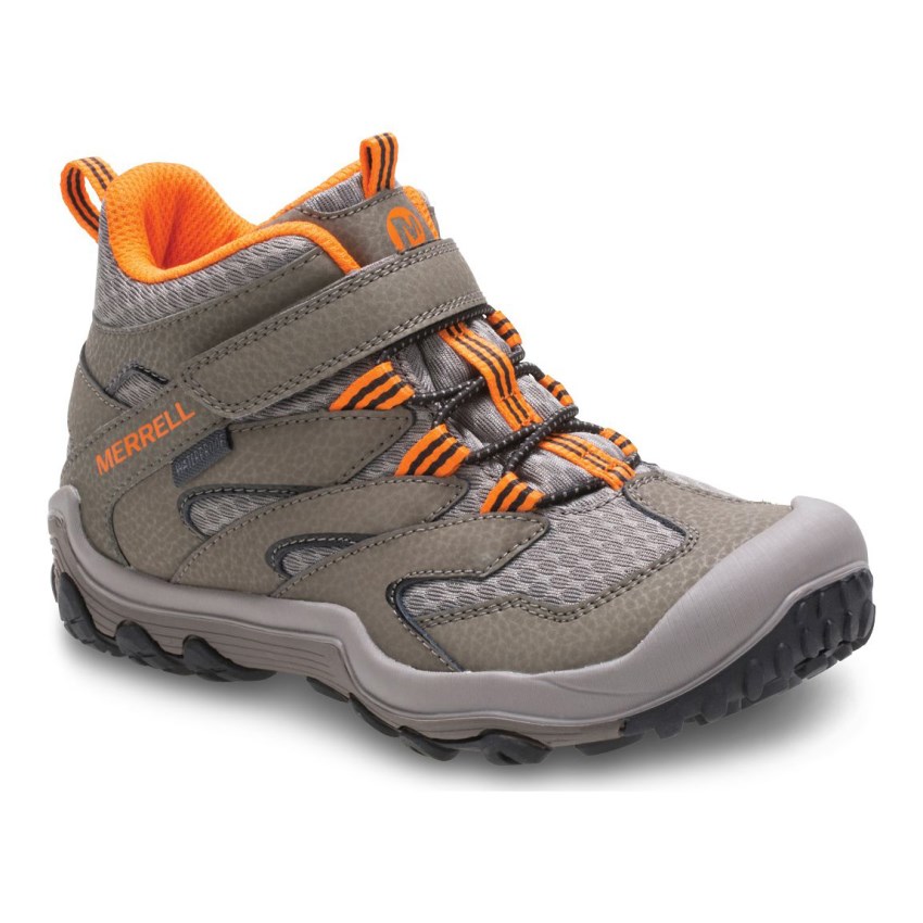 Bottes Merrell Chameleon 7 Access Mid A/C Waterproof Grise Enfant | L.P.JWFH